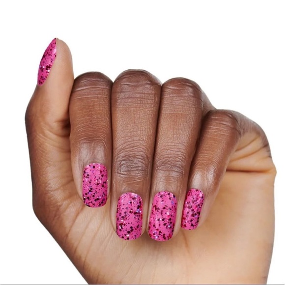 *Retired* Color Street: Exes and Oh’s | Valentine’s Day Pink Glitter Red Silver - Picture 11 of 13